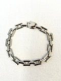 Sloane Silver Bracelet on a neutral background
