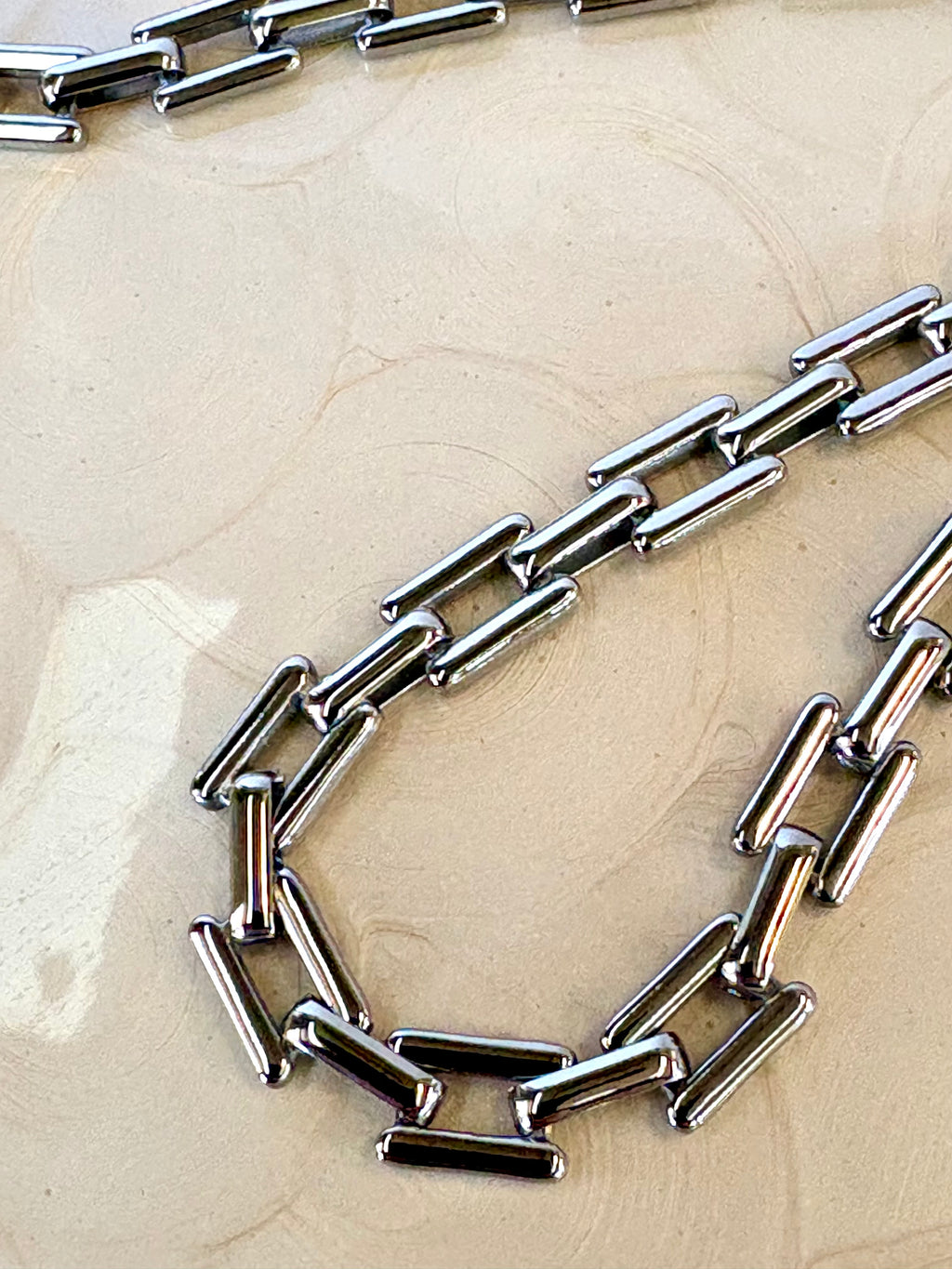 Sloane Silver Bracelet close up detail