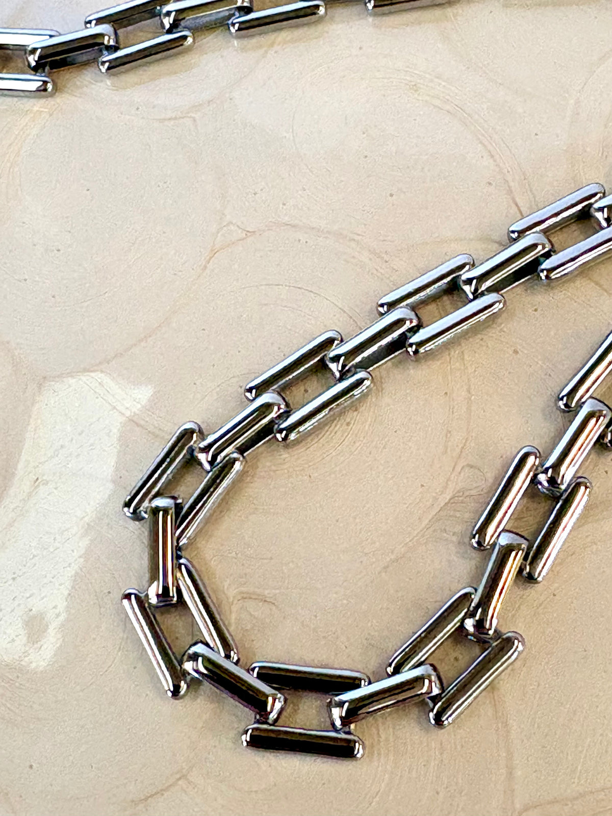 Sloane Silver Bracelet close up detail