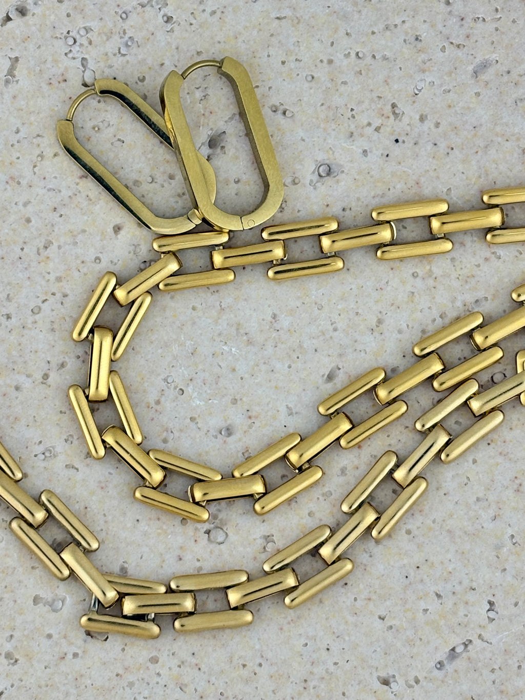 Sloane Gold Bracelet product flat lay